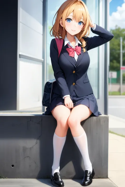 Cute girl , school student