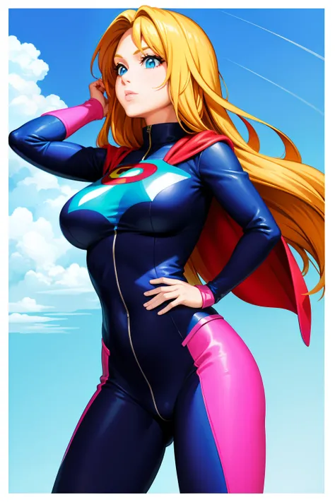 Cute girl , superhero , Superhero girl , Tight fitting clothes