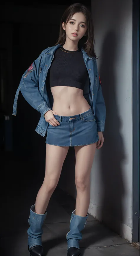 ((wide open abdomen))、((open abdomen))、((wide open navel))、((open navel))、((Bare belly))、((Midriff Down Jacket))、((Midriff Down Jacket))、((Ultra-low rise、Denim Mini Skirt))、((Ultra-low rise、Denim Mini Skirt))、((Ultra-low rise、Denim Mini Skirt))、 ((Navel Ej...