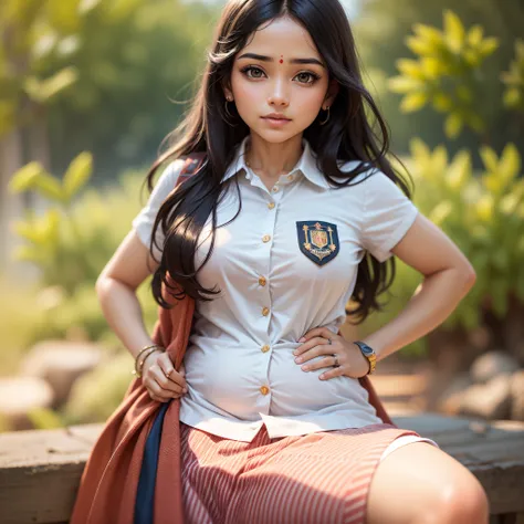 kerala style girl with school uniform with pregnent --auto --s2