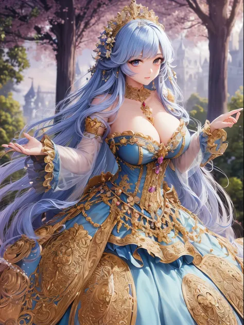 ultra-detailed, extremely detailed,((anime artstyle)),Masterpiece,(Best Quality),(Super Detail),(Very Delicate and Beautiful),((Solo)),(((full body))),full body,((detailed face and eyes)),perfect eyes, rendered eyes,jewel-like beautiful eyes,((1 princess i...