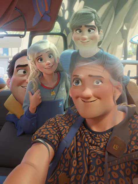 Estilo Pixar, alta qualidade