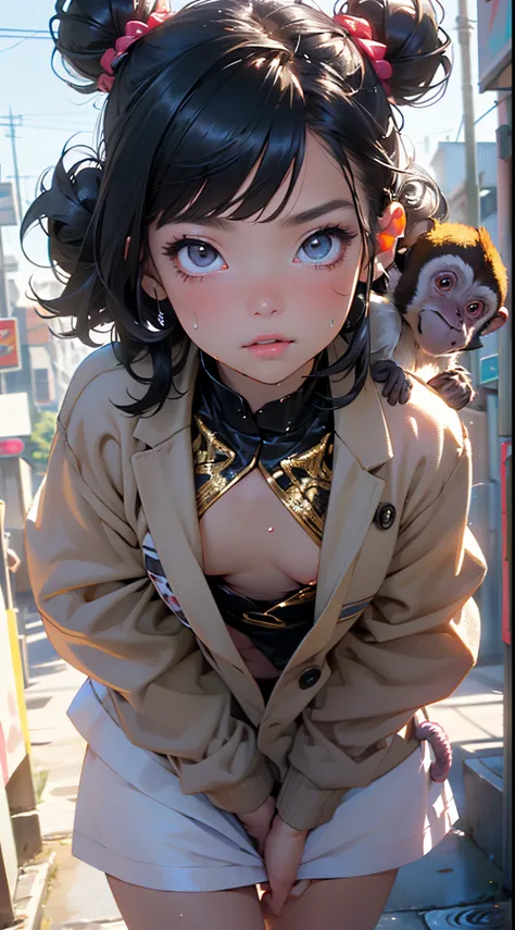 cute little loli,(((little loli,small tiny body,petite,chibi))),(((6 years old))),((little loli with extremely cute and beautiful black hair)),(baby face), (round face),bit girl,Small loli,smallunderboob,

(((flat chest))),(((black hair:1.5,Qi bangs,double...