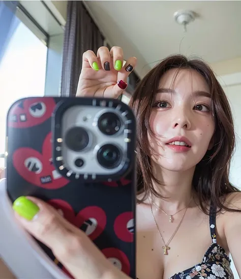 Theres a woman taking a selfie with her cell phone, 8k selfie photograph, Irene Bae Joohyun