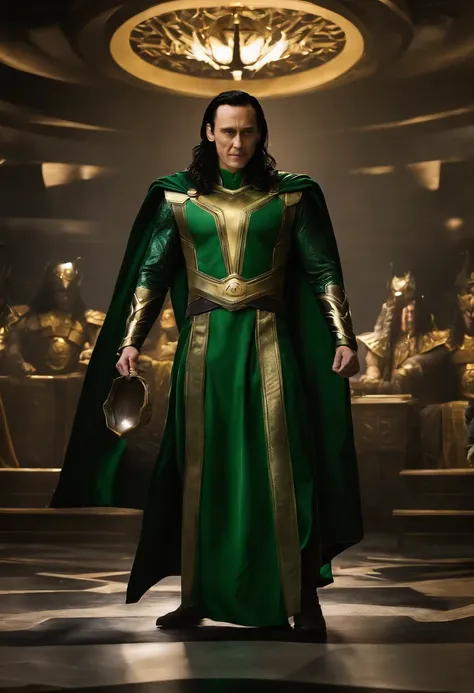 A photo of Loki enjoying a lively game of Mjölnir toss with a group of Asgardian warriors,Marvel Cinematic Universe,Loki, the “God of Mischief” is depicted in Marvel Comics and the Marvel Cinematic Universe, as a figure of mischief and complexity. he is se...