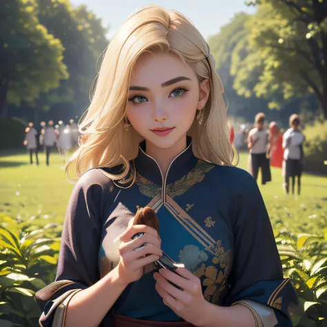 (extremely detailed 8K wallpaper:2), (photo:2), (22 years old Xuan Beautiful girl:2), (gives a lecture to friends:2), Detailed (Face & Eyes), (hyper realistic:1), (Highly detailed:1), (Epic Realistic:1), rim light, (Maximum details:1), Cosy, (body complet:...