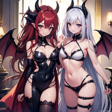 A beautiful and charming succubus、DIG（visualizador）Visite a sala de、I&#39;ve been trying to tempt you。Belezas sedutoras、succubus、estilo deslumbrante、Quartos para pessoas solteiras、olhar encantador