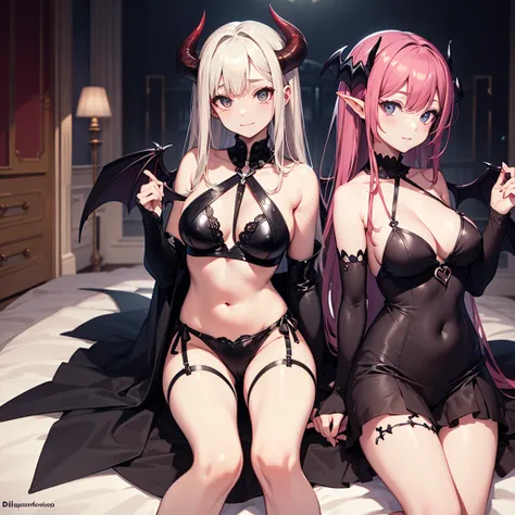 A beautiful and charming succubus、DIG（visualizador）Visite a sala de、I&#39;ve been trying to tempt you。Belezas sedutoras、succubus、estilo deslumbrante、Quartos para pessoas solteiras、olhar encantador