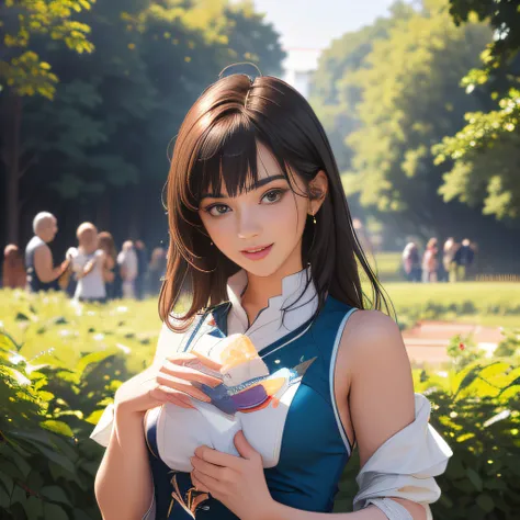 (extremely detailed 8K wallpaper:2), (photo:2), (25 years old Xuan Beautiful girl:2), (gives a lecture to friends:2), Detailed (Face & Eyes), (hyper realistic:1), (Highly detailed:1), (Epic Realistic:1), rim light, (Maximum details:1), Cosy, (body complet:...