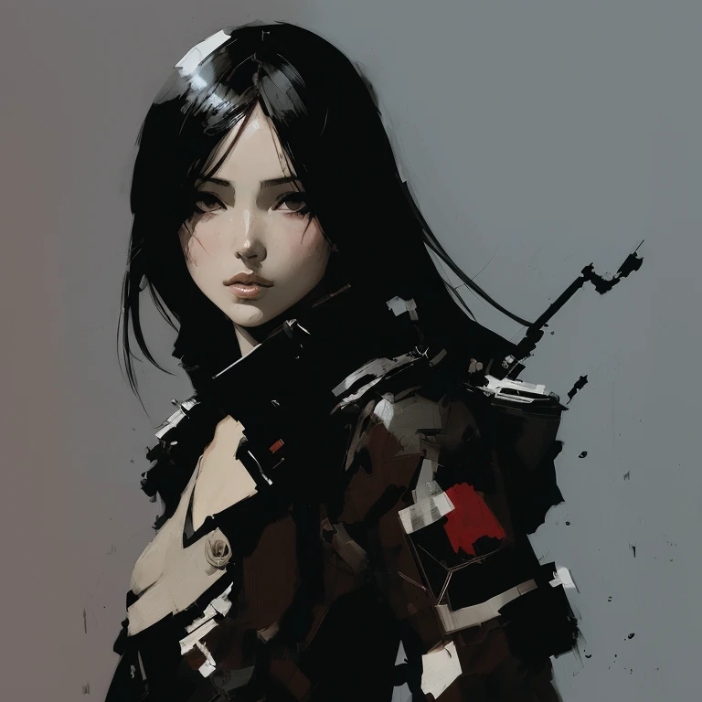 (style of ashley wood), 1girl