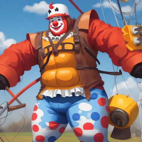 Lineman clown