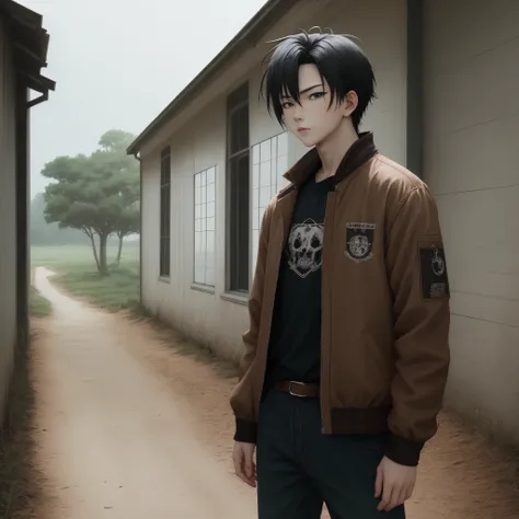 dark aesthetic anime country boy