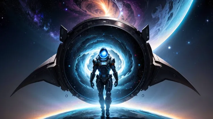 an advanced android, equipped with advanced artificial intelligence, faces an epic challenge when faced with a giant black hole in space. Com suas capacidades computacionais especializadas, Android develops strategies to navigate intense gravitational effe...