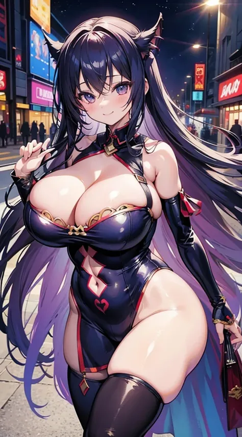 Anime Moe Image Beautiful Delivery Girl Gothic City Fine Embroidery Twilight Cyberpunk Plump Body Big Breasts Archaic Smile Bodysuit Gorgeous Embroidery Thick Thighs Erotic Costume