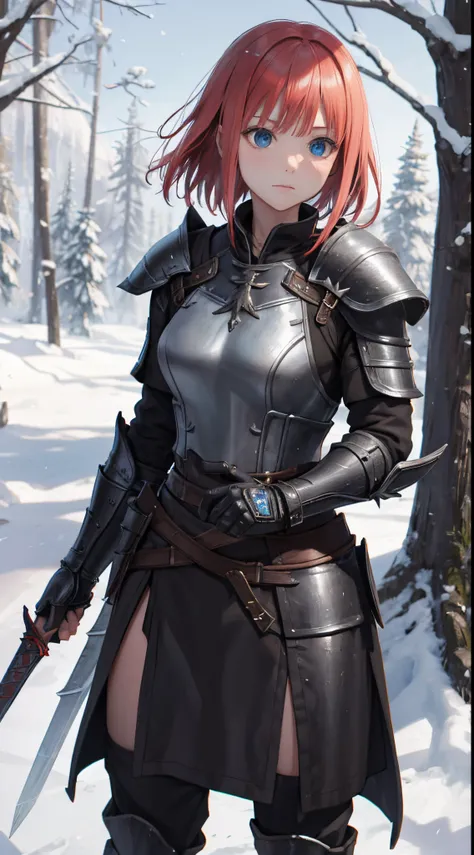 Nino Nakano,skyrim ebony armor,bosque