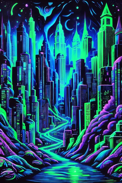 blacklight,cthulhu,city