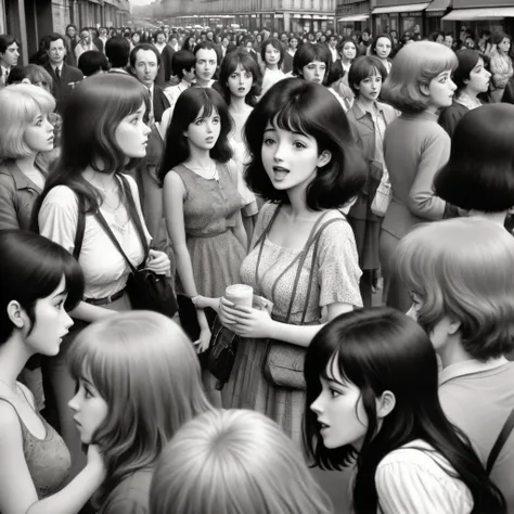 In 1969 crowded paris