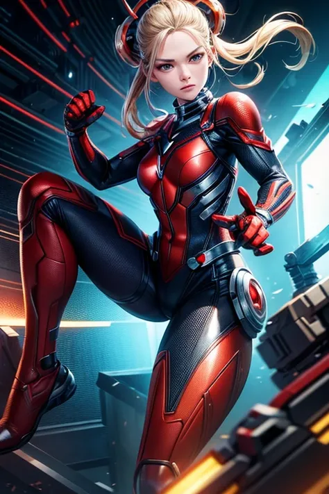 superhero Ant Man Cassie Lang, combat stance, highly detailed, vibrant appearance, creative behavior, extremly detailed, imaginative, sensual, spontaneous, highest quality, skin texture, intricate details, (cinematic lighting), RAW photo, 8k, masterpiece,b...