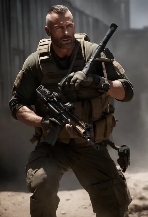 An image of SGT Johnny Soap MacTavish participating in a simulated hostage rescue scenario with his team, breaching a door and clearing the area for potential threats.,Call of Duty: Modern Warfare series,SGT Johnny "Soap" MacTavish is famously portrayed by...