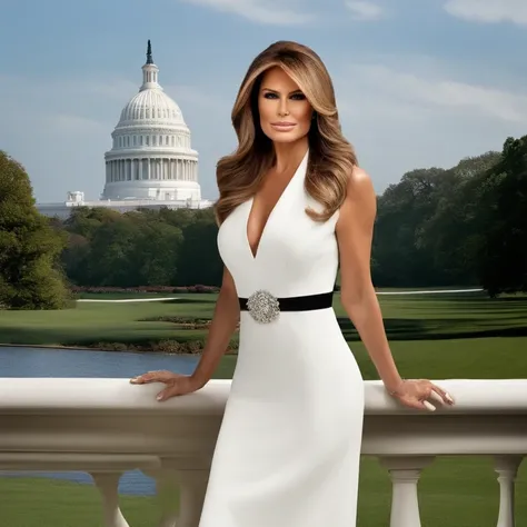 Melania Trump, known for her time as the First Lady of the United States, carries an air of refined elegance, a reflection of her past as a professional model. Her tall, slender figure and fashion-forward style choices often captured attention during publi...