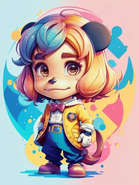 ) ((((cute pupy) ((Mikey)) - Criador: Walt Disney2023) ), ,, ( Walt Disney acolchoamento ,multidimensional geometric wall PORTRAIT, arte, Chibi,
Yang08k, lindo, Colouring,Rose
Primary works, qualidade superior, melhor qualidade, Arte Oficial, Beautiful and...