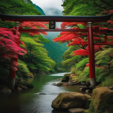 Beautiful Japan scenery