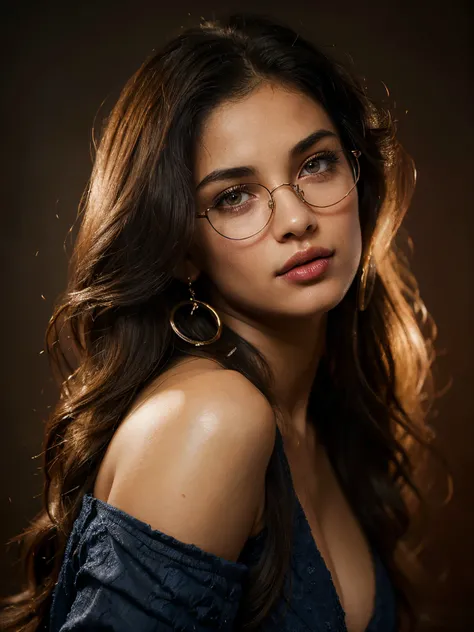 photo of a beautiful (dark-skinned girl:1.2) on a blue velvet background, Blue velvet drapery background, (Textured fabric of the highest quality on a blue velvet background), lush blue drapery behind her with accent highlights(Highest Quality), her fronta...
