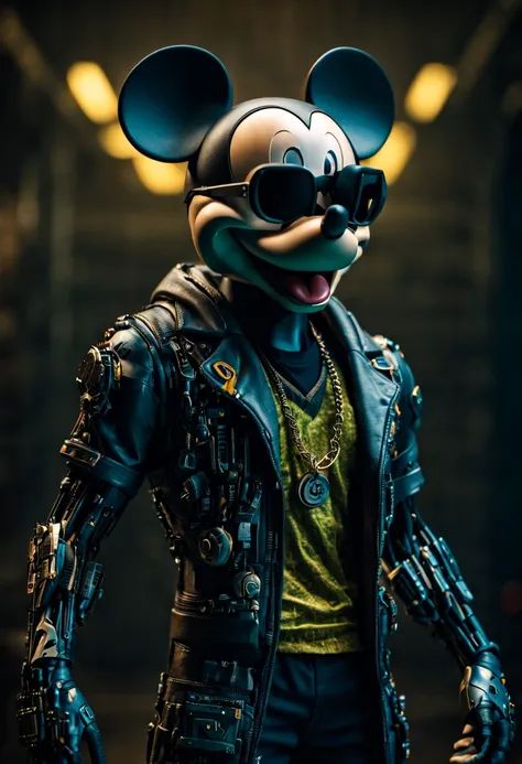 cyberpunk wear,cyberpunk head material, mickey mouse a figure toy, bitcoin amulet chain, wearing a sunglasses,cyberpunk room
(full body:1.9), amorphous shapes, (sickening texture), (moist surfaces:1.3), haunting whispers, (disconcerting movement), unknown ...