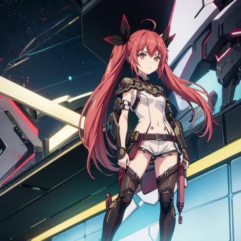 Kotori wearing a future technology mecha,cyberpunk anime，Futuristic，mechs