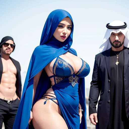 (masterpiece), best quality, Group people background,Mather big titts party people group see through dress with men Arabian details dress Dubai UAE Hijab, background people, tattoo, buddy tattoo designs ,street , blue eyes