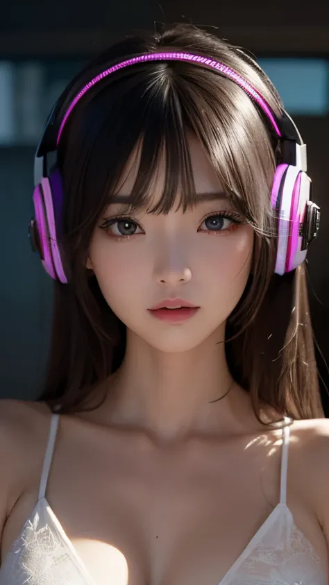 ​masterpiece, 1 beautiful girl, Detailed eye, Swollen eyes, top-quality, 超A high resolution, (reality: 1.4), 电影灯光, japanes, a asian beauty, very extremely beautiful, Beautiful skins, A slender, Forward-facing body, (A hyper-realistic), (hight resolution), ...