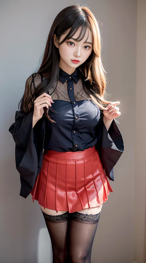 Fascinating beauty、Dainty woman、Cool Girl、Dating、Wavy Hair、shrine maiden、Wide sleeves、flered skirt、Evil Female Executive、Evil Fall、brainwash、pantyhose、lacy fabric、Glossy legs、lipsticks、Evil look、Suspicious look、Hollow eyes、wicked、Reaching out、Over Head Sho...