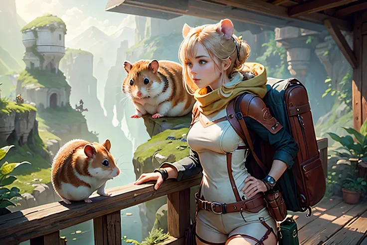 female Hamster Adventurer