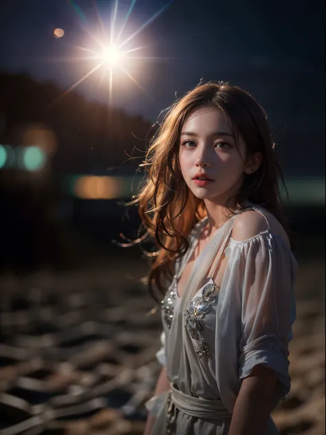 bloom, (lens flare), (8k, RAW, professional, best quality, masterpiece:1.2), (realistic,photorealistic:1.37), ultra-detailed, (25mm portrait wide angle), (anamorphic lens), ((long exposure)), (highest detailed skin:1.2), (highest detailed face:1.2), cinema...