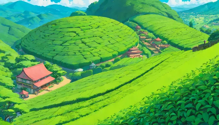 Beautiful tea plantations