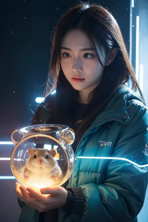 In the distant future，There is a cute hamster。Hamsters are short and strong，The fur is very smooth，Have a pair of smart and curious eyes。Hamsters live in an era of rapid development of smart data，We face unprecedented challenges every day。 One day，Hamster ...