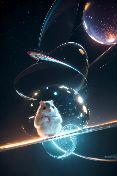 In the distant future，There is a cute hamster。Hamsters are short and strong，The fur is very smooth，Have a pair of smart and curious eyes。Hamsters live in an era of rapid development of smart data，We face unprecedented challenges every day。

One day，Hamster...