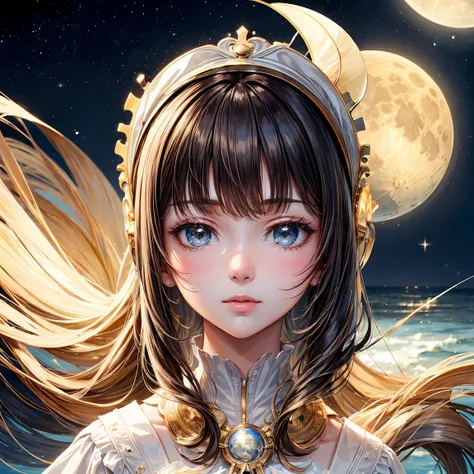 Masterpiece, best quality, (1 girl), Super Mariner Moon, perfect face