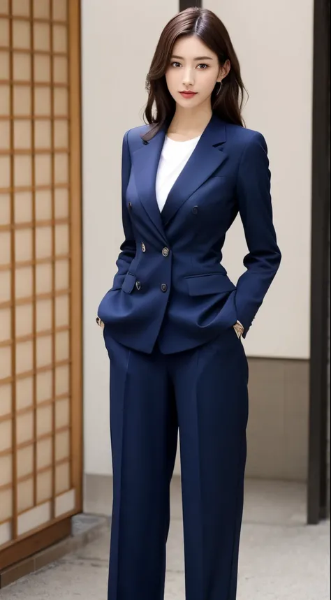 Tall and slender beauty、The beauty of the suit、Colossal tits、undershirt、Cool Beauty、Career Woman、Japan beauties、modeled、