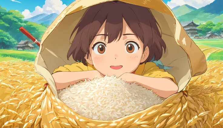 A bag of rice