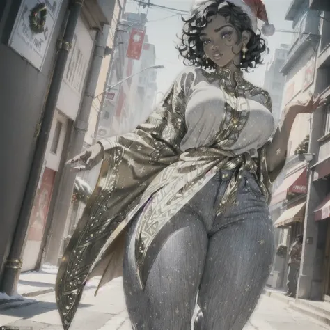 ((ultra high definition)), ((ultra high resolution)), ((ultra sharpness)), ((cinematic)), ((8K)), ((Unreal Engine 5)), ((Ultra Black girl)), ((extremely beautiful)), ((totally realistic)), ((total fidelity)), ((ultra curvy)), ((front view)), ((big ass and ...