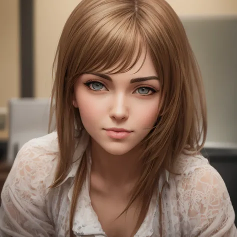 biting lips, lip biting, wink, lemons in face, gamer, adult, computer, realistic, emotions --auto --s2