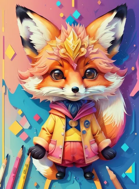 ) ((((cute fox) ((Mikey)) - Criador: Walt Disney2023) ), ,, ( Walt Disney acolchoamento ,multidimensional geometric wall PORTRAIT, arte, Chibi,
Yang08k, lindo, Colouring,Rose
Primary works, qualidade superior, melhor qualidade, Arte Oficial, Beautiful and ...