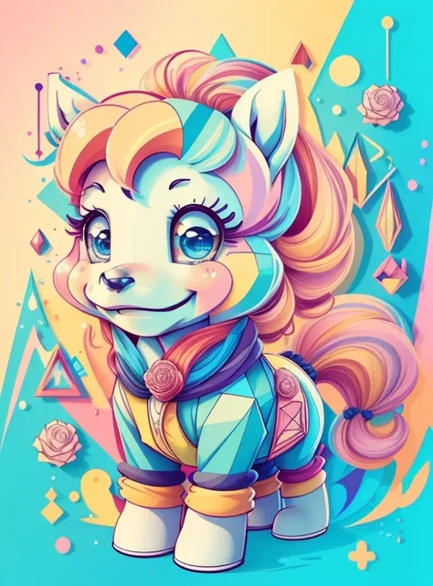 ) ((((cute pony) ((Mikey)) - Criador: Walt Disney2023) ), ,, ( Walt Disney acolchoamento ,multidimensional geometric wall PORTRAIT, arte, Chibi,
Yang08k, lindo, Colouring,Rose
Primary works, qualidade superior, melhor qualidade, Arte Oficial, Beautiful and...