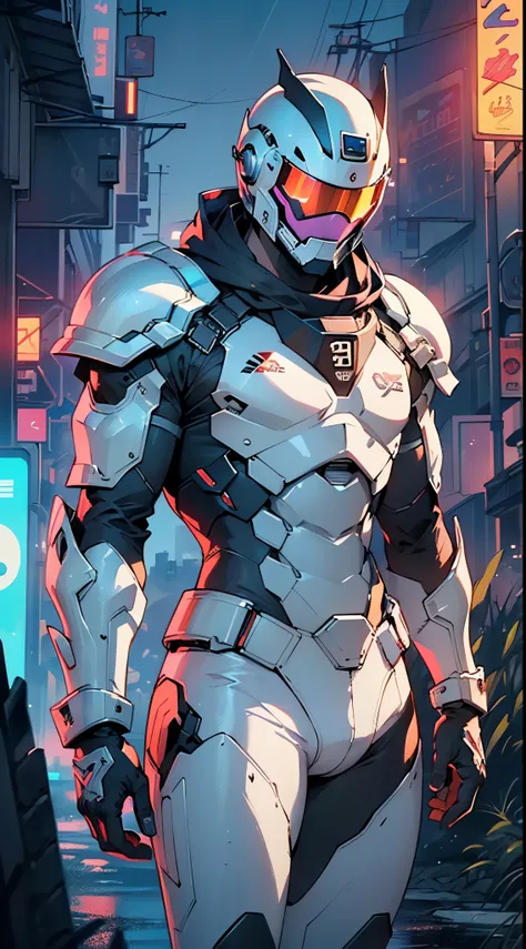 (man:1.5),muscular man in mecha armor,(((1man))),((man muscular in mecha armor)),

((exaggerated muscles,exaggerated shoulders,very muscular and huge)),man chest,((((muscular,muscular man,tall,big biceps,abs,big thighs,broad shoulders)))),

mandalorian hel...