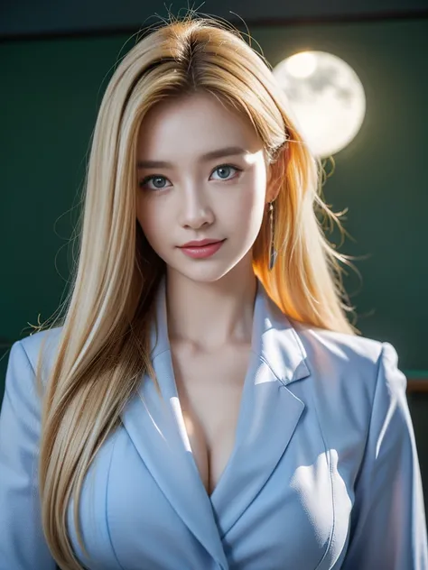 tmasterpiece，Highest image quality，super detailing，Enchanted smile，amazing face and eyes, cosmetics, (extremely detailed beautiful face), (The sexiest look), deep understanding，Naked of breast，(Best quality:1.4), (ultra - detailed), (extremely detaild的 CG ...