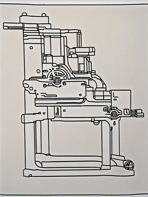 A machine，metal products