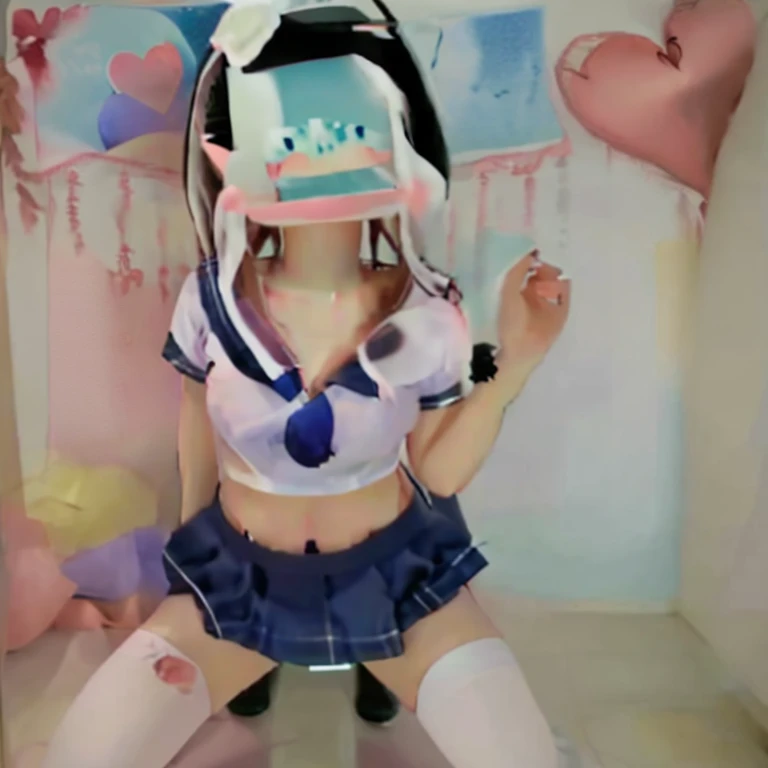 sexy sailor_outfit tv_head slim girl upskirt fullbody cute screen_head cutie girl schoolgirl monitor_head sexy