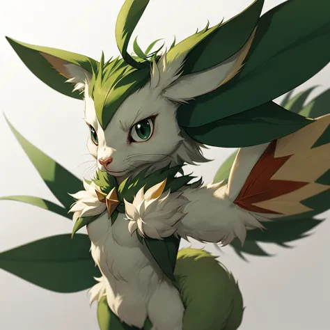 leafeon anthropomorphic pokemon