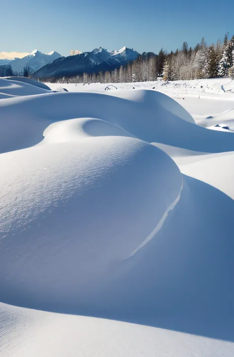 Winters，White snow，4K Ultra HD, 超高分辨率